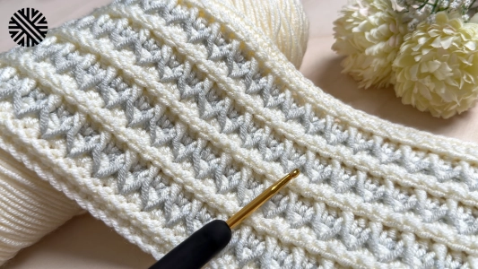 Very Easy & Innovative Crochet Pattern for Beginners - Crochet Stitch for Blanket, Bag Sweater, Cardigan and Scarf