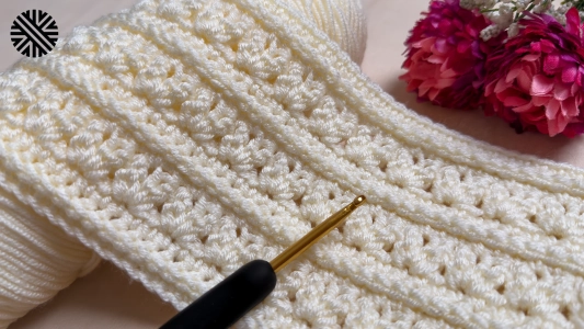 Unusual & Very Easy Crochet Pattern for Beginners - Crochet Stitch for Baby Blanket, Bag, Scarf and Bedspread