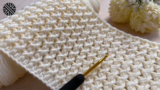 Very Easy Crochet Pattern for Beginners - Lovely Crochet Stitch for Baby Blanket, Scarf, Bag and Sweater