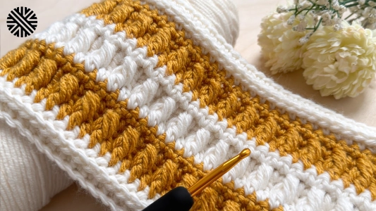 Very Easy & Luxurious Crochet Pattern for Beginners - Crochet Stitch for Blanket, Scarf, Bag and Bedspread