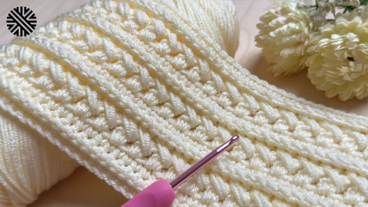 Very Easy and Lovely Crochet Pattern for Beginners - Crochet Stitch for Blanket, Cardigan and Bag