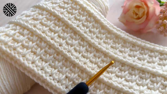 Super Easy & Unusual Crochet Pattern for Beginners - Crochet Stitch for Blanket, Scarf, Cardigan & Bag