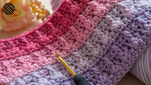New & Very Easy Crochet Pattern for Beginners - Crochet Stitch for Baby Blanket, Bedspread, Sweaters and Bag
