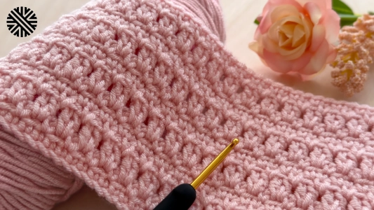 Super Easy Crochet Pattern for Beginners - Crochet Stitch for Blanket, Bag, Scarf and Sweater