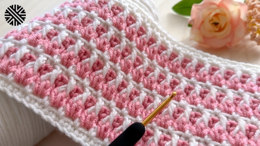Very Easy & Unusual Crochet Pattern for Beginners - Lovely Crochet Stitch for Baby Blanket, Sweater, Bag, Scarf and Bedspread