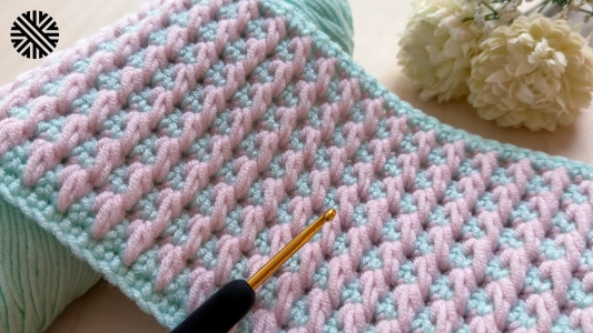Unusual & Very Easy Crochet Pattern for Beginners - Crochet Stitch for Baby Blanket, Bag, Scarf and Hat