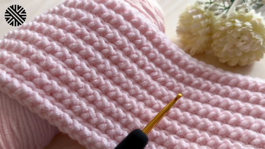 Very Easy & Unusual Crochet Pattern for Beginners - Beautiful Crochet Stitch for Baby Blanket, Bag, Scarf, Hat and Bedspread
