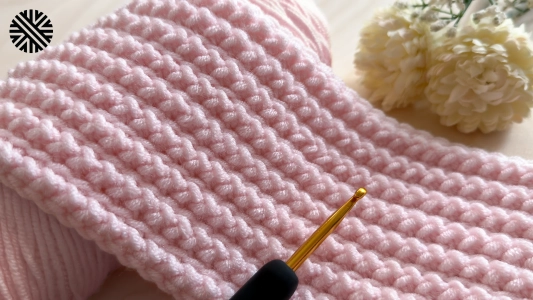 Very Easy & Unusual Crochet Pattern for Beginners - Beautiful Crochet Stitch for Baby Blanket, Bag, Scarf, Hat and Bedspread