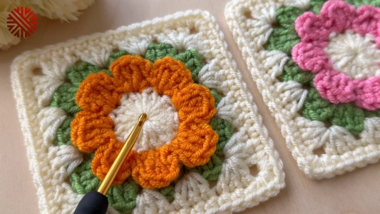 Crochet a Very Easy Granny Square for Beginners
