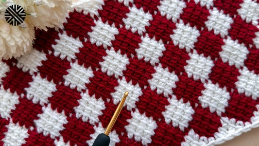Very Easy-To-Follow Crochet Pattern - Lovely Crochet Stitch for Baby Blanket, Bag and Scarf