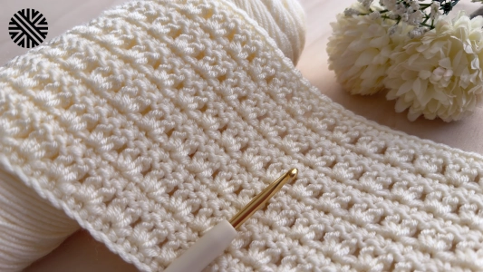 Super-Duper Easy Crochet Pattern for Beginners - Crochet Stitch for Blanket, Bag, Scarf & Shawl