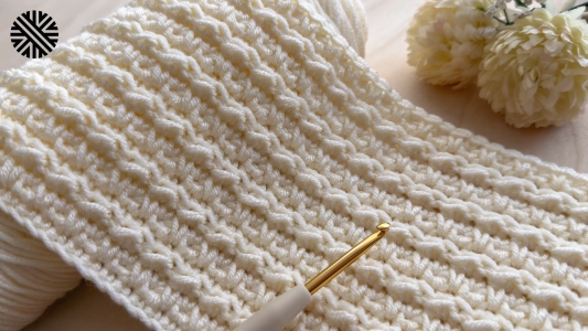 Super Easy & New Crochet Pattern for Beginners - Crochet Stitch for Baby Blanket, Scarf and Bag