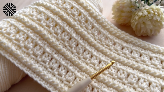 New & Very Easy Crochet Pattern for Beginners - Crochet Stitch for Baby Blanket, Scarf and Bag