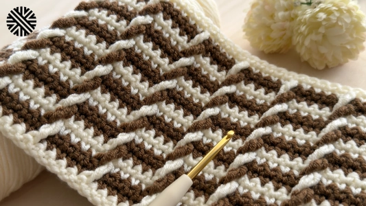 Unusual & Very Easy Crochet Pattern for Beginners - Crochet Stitch for Blanket, Sweater, Scarf and Bag